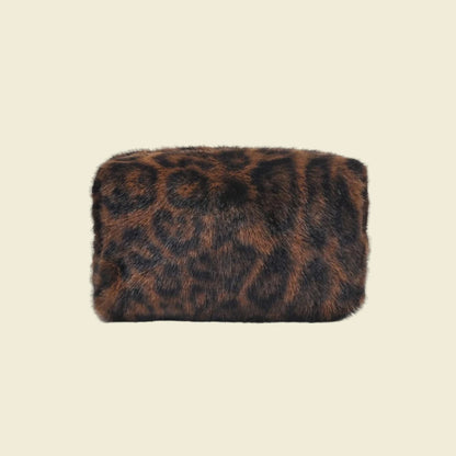 Cheetah Print Cosmetic Bag - Customized Embroidery