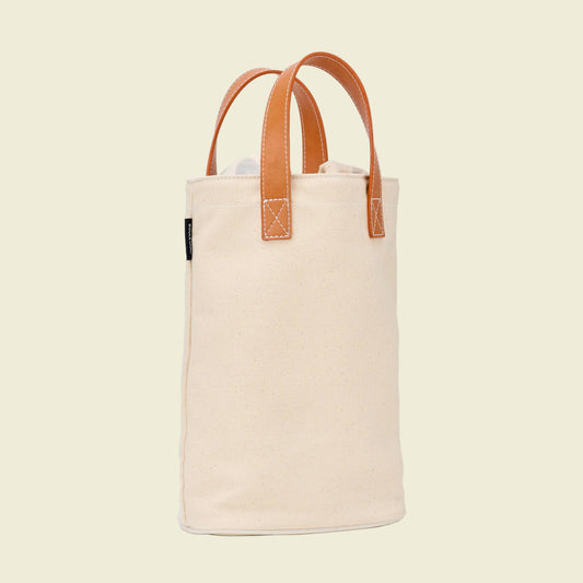 Canvas Double Wine Tote (Personalizable)
