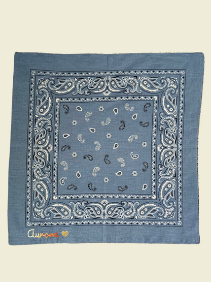 Custom Chainstitch Embroidery Bandana