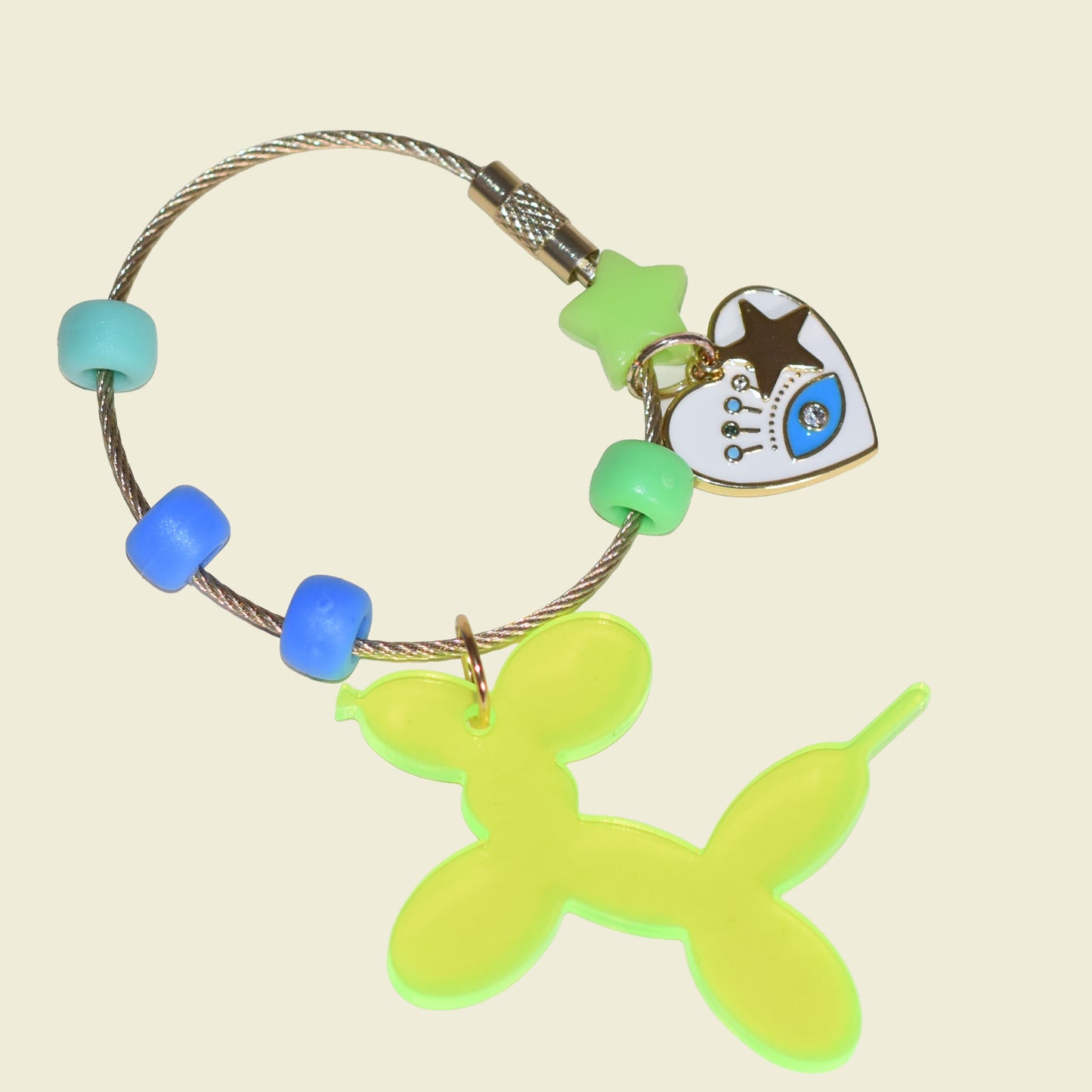 NEON KEYRING