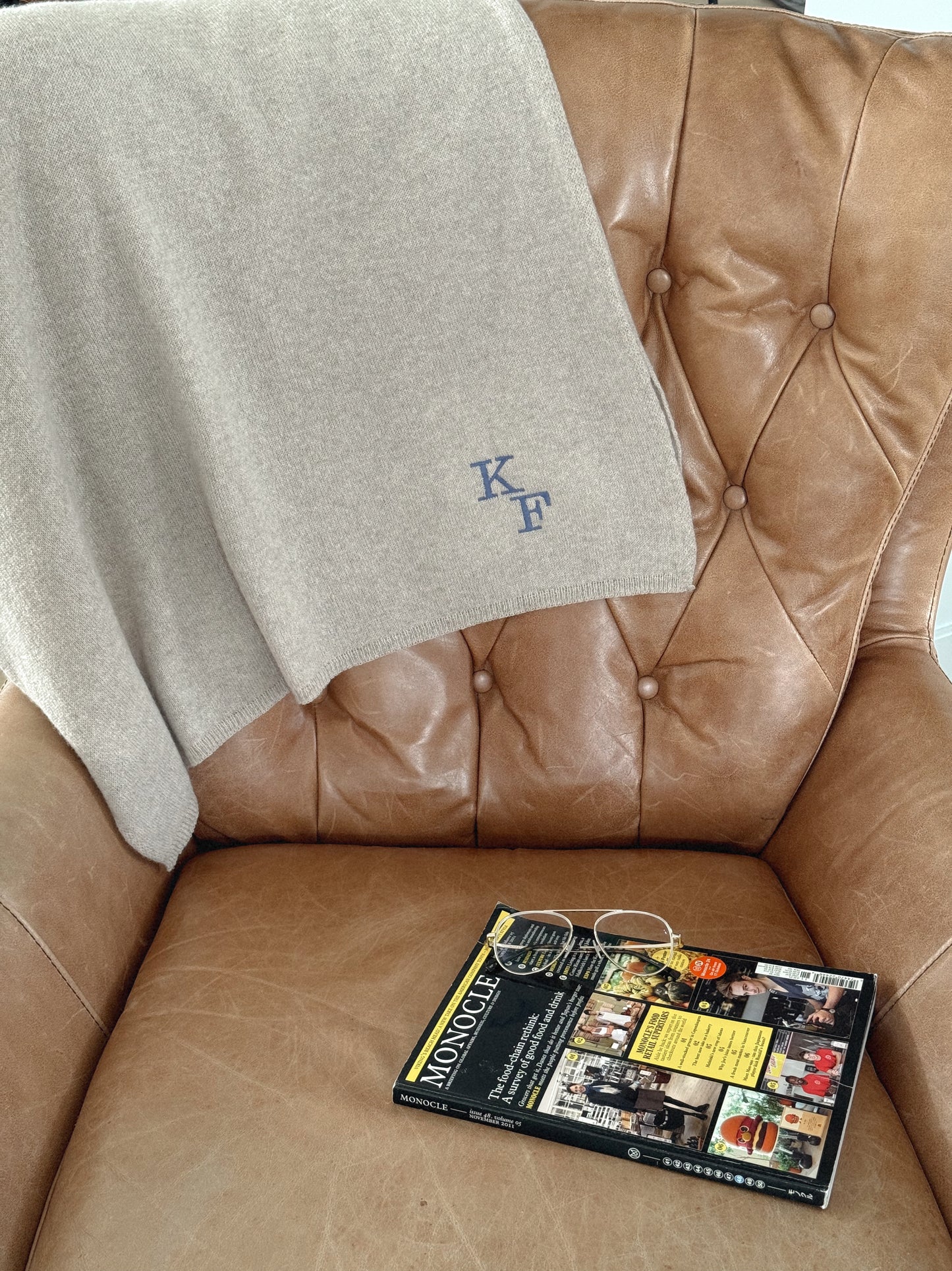 Personalized Italian Cashmere Wrap